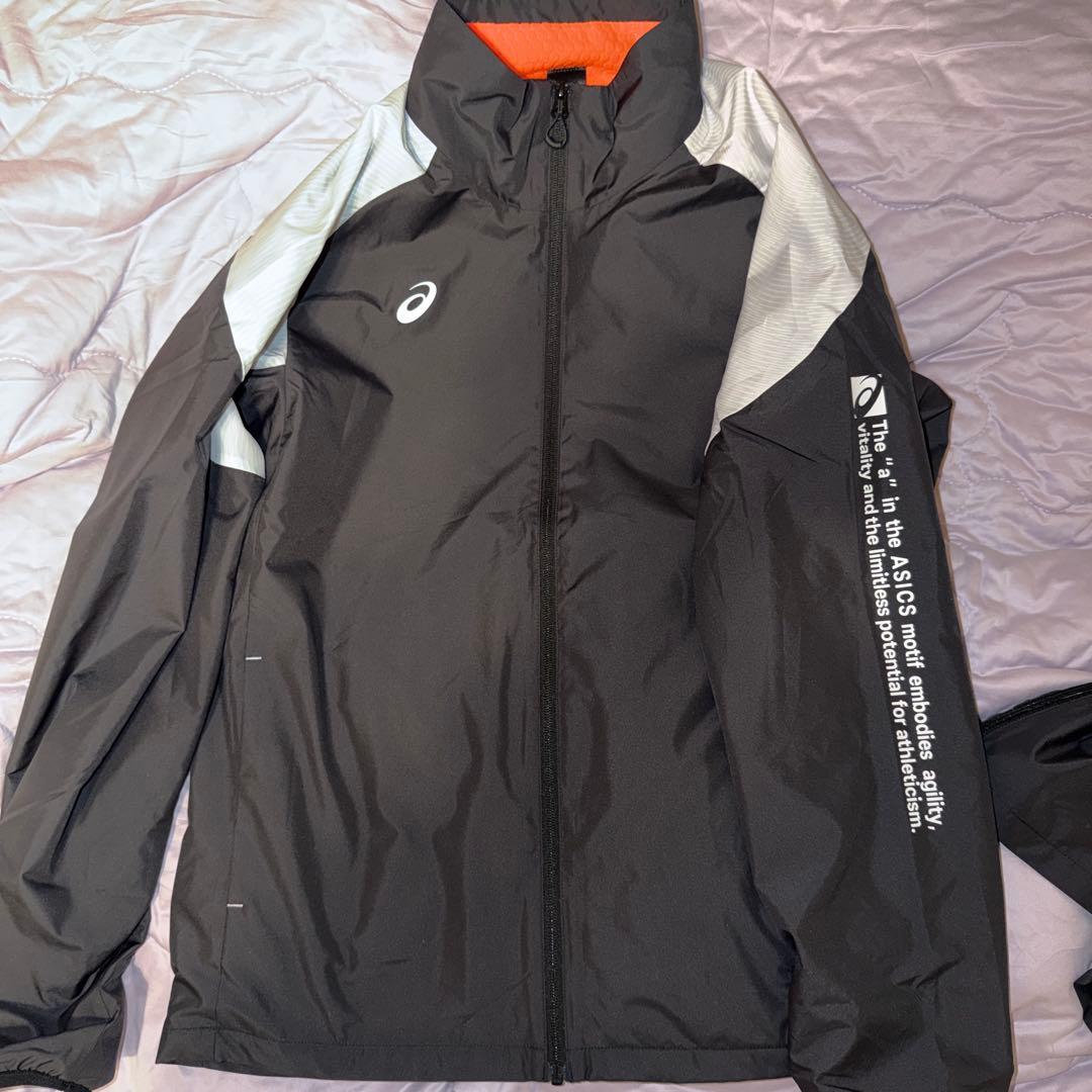 アシックス ウインドブレーカー メンズ 上下セット Lサイズ