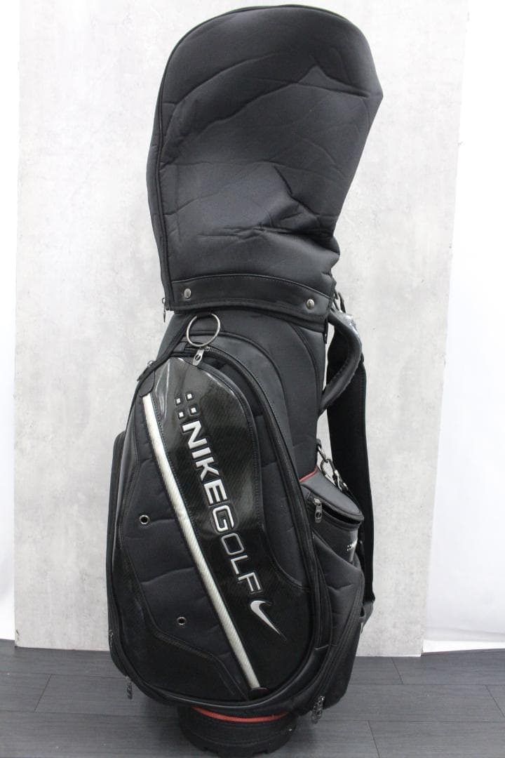 ▲NIKE GOLF ナイキ ゴルフ キャディバッグ エナメル ブラック