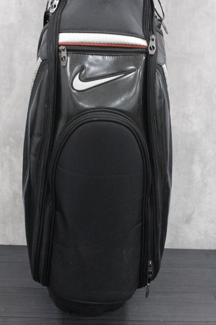 ▲NIKE GOLF ナイキ ゴルフ キャディバッグ エナメル ブラック
