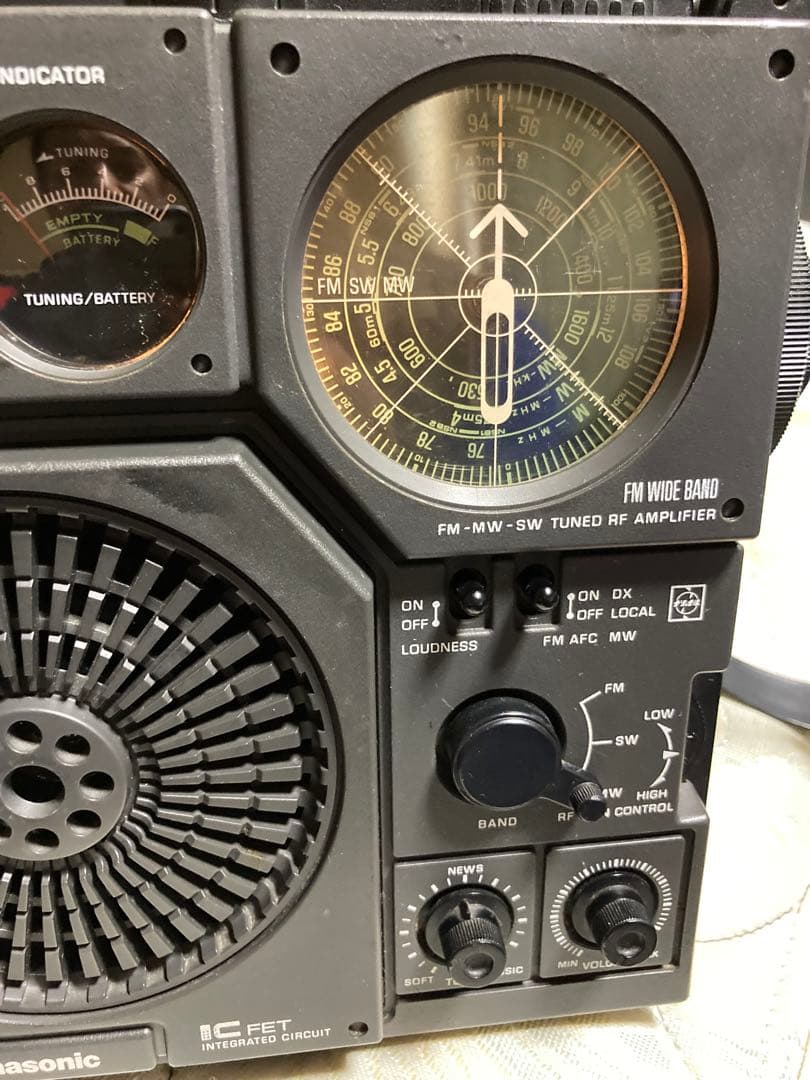 パナソニック　BCL ラジオ　RF-877 クーガーNO.7 動作良好　美品