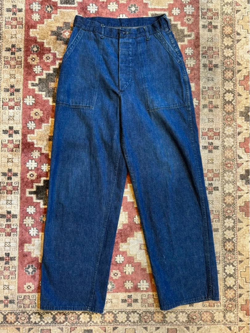 あ*た様 スペシャルビンテージ40sWWII US NAVY デニムトラウザース