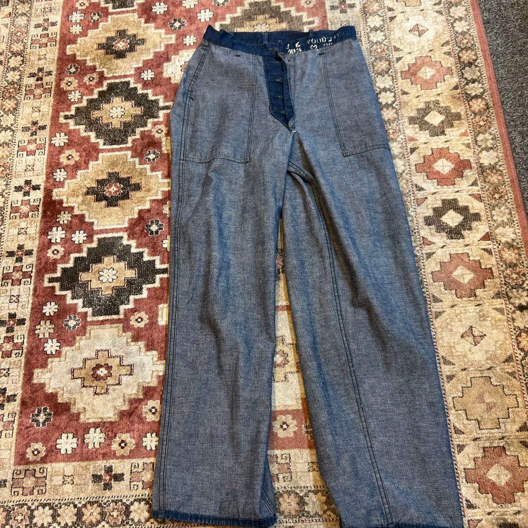 あ*た様 スペシャルビンテージ40sWWII US NAVY デニムトラウザース