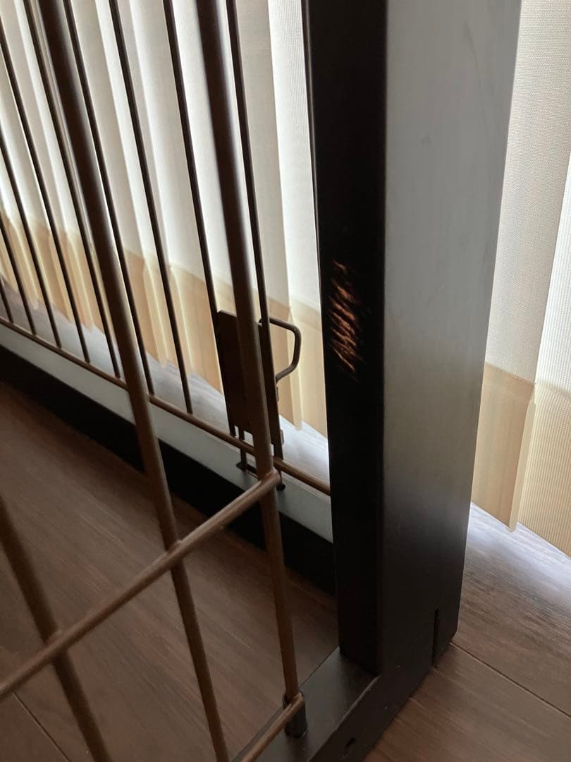 リッチェル　木製スライドペットサークルワイド屋根つき