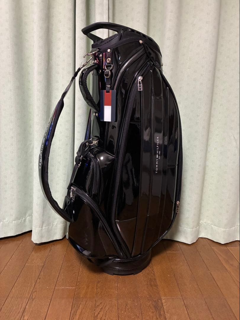 トミーヒルフィガー エナメル　キャディバッグ　未使用品