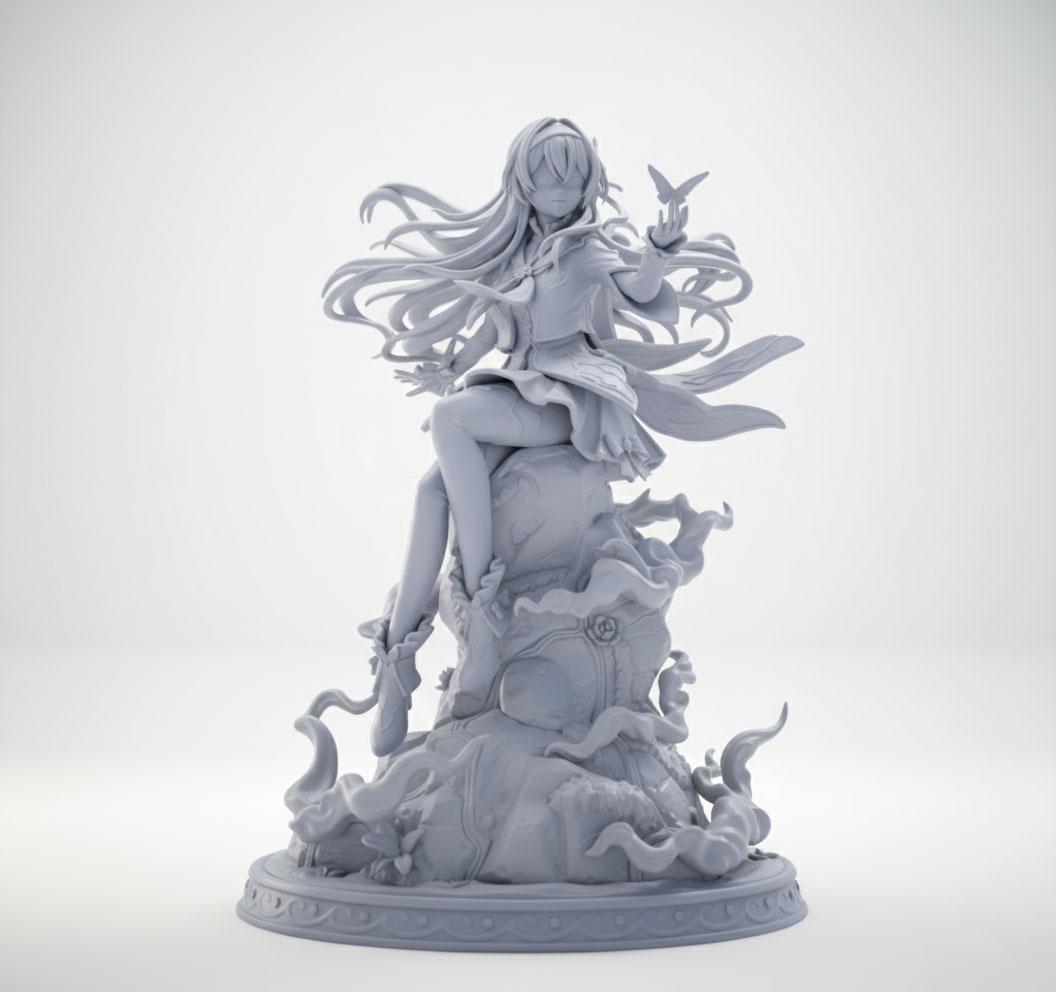 1/8 未塗装未組立 フィギュア ガレージキット【崩壊スターレイル　ホタル】