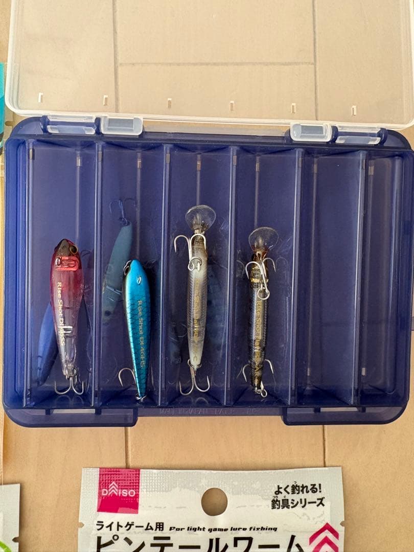 未使用 ライトゲームセット ジグヘッド ワーム リーダー アジング メバリング