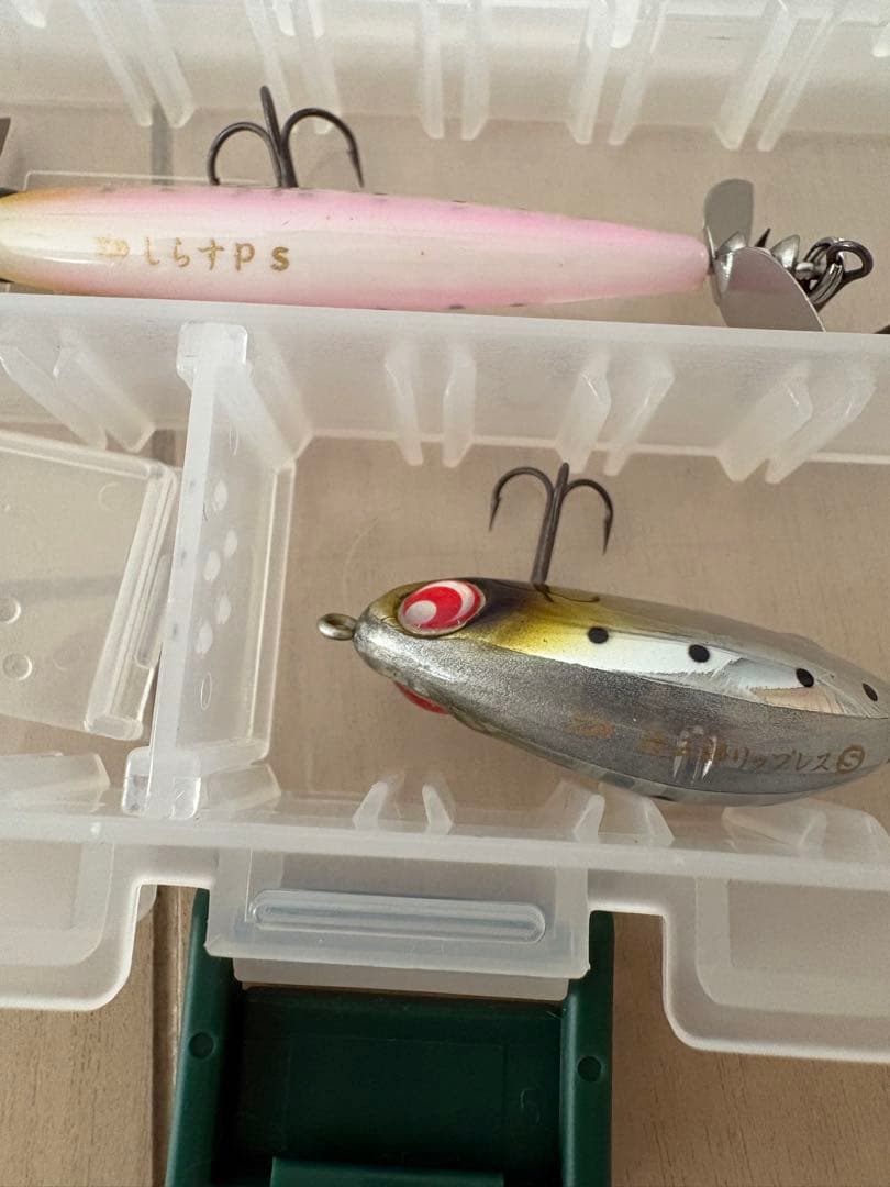 未使用 ライトゲームセット ジグヘッド ワーム リーダー アジング メバリング