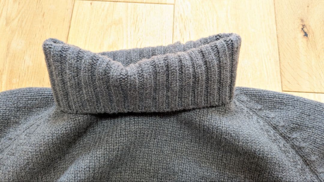 トップス stein EX FINE LAMBS LOOSE HIGH NECK KNIT