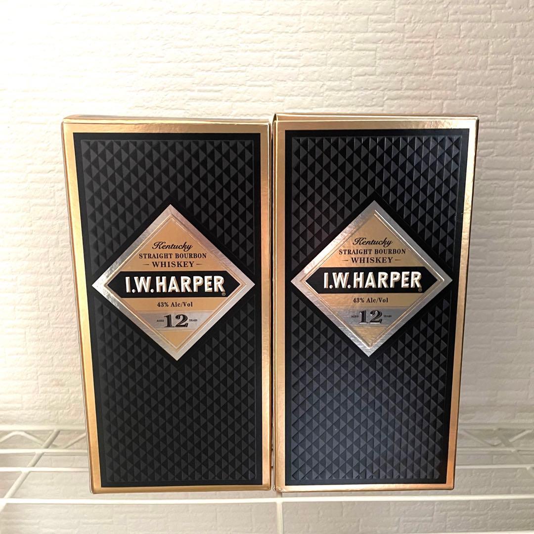 【終売品未開封】I.W.HARPER(I.W.ハーパー)12年熟成　2本セット