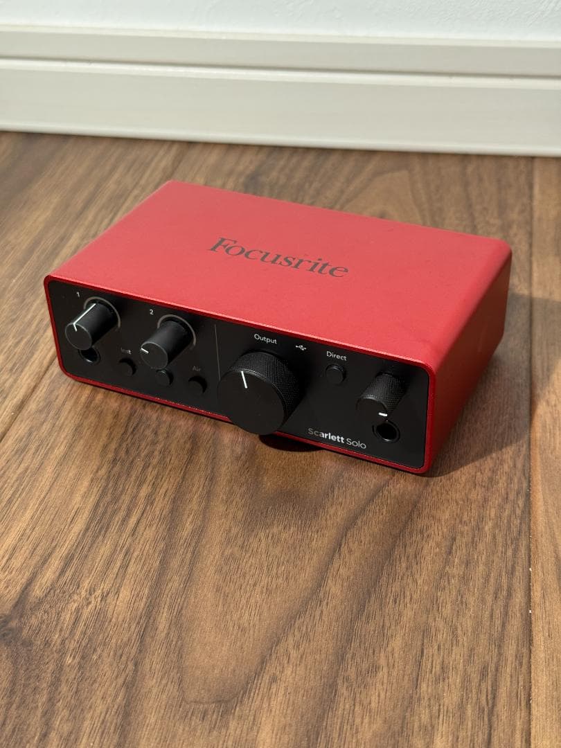 Focusrite Scarlett Solo 第4世代