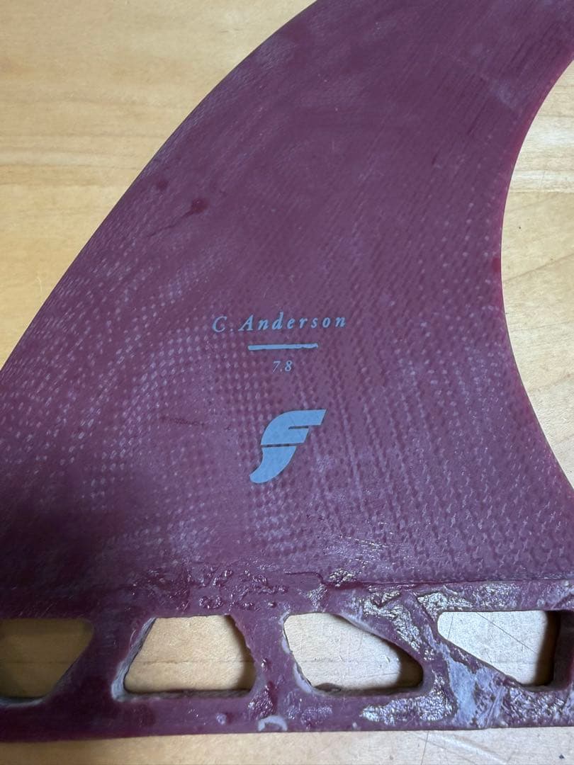 G. Anderson 78 シングルフィン バーガンディ