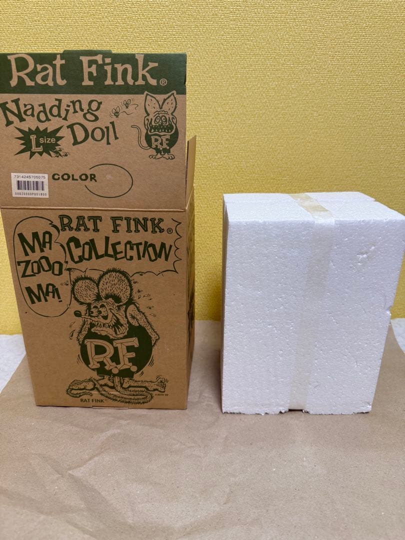 【未使用品】【激レア】RAT FINK ナディングドール Lサイズ　首振り