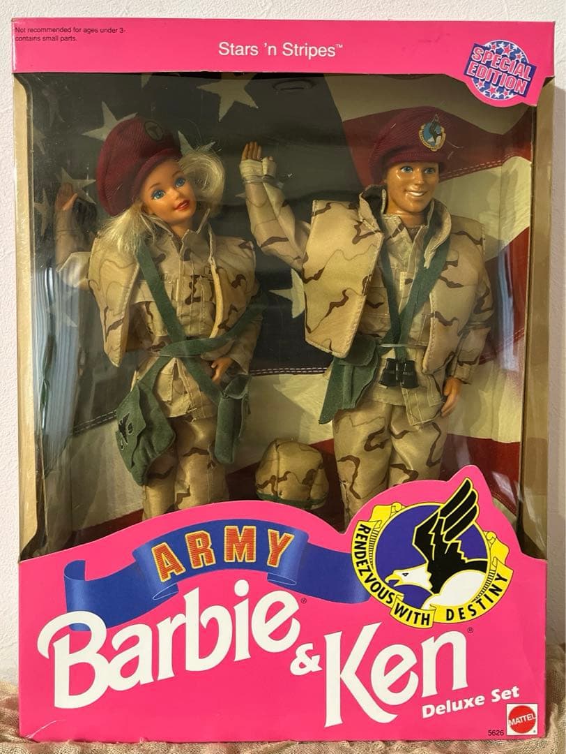 ミリタリー Star'n Stripes ARMY Barbie&Ken DeluxeSet