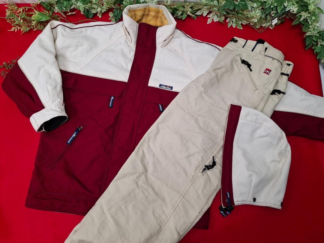 8AA1336 ellesseエレッセ mitral スキーウエア上下セット