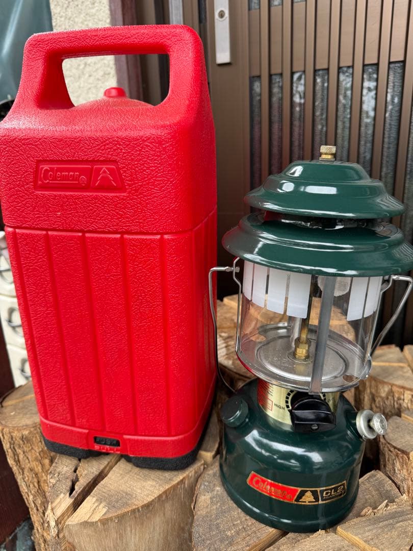 Coleman ランタン 緑色 キャリーケース付き