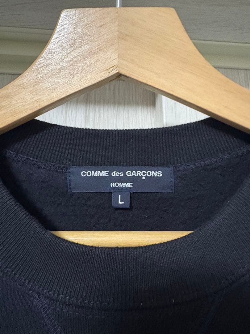 COMME des GARCONS HOMME キルティングスウェット Lサイズ