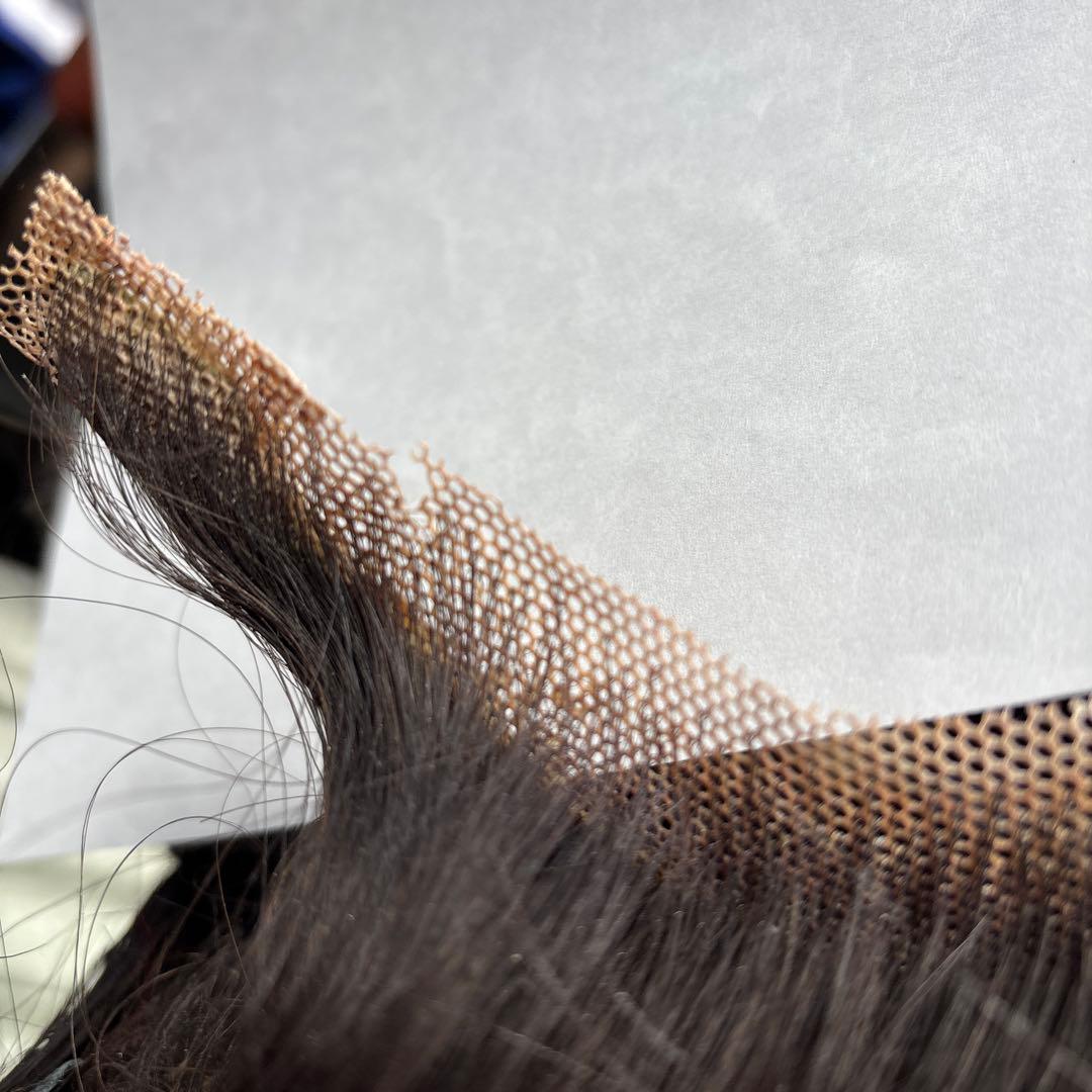 伝統的な黒い日本のかつら