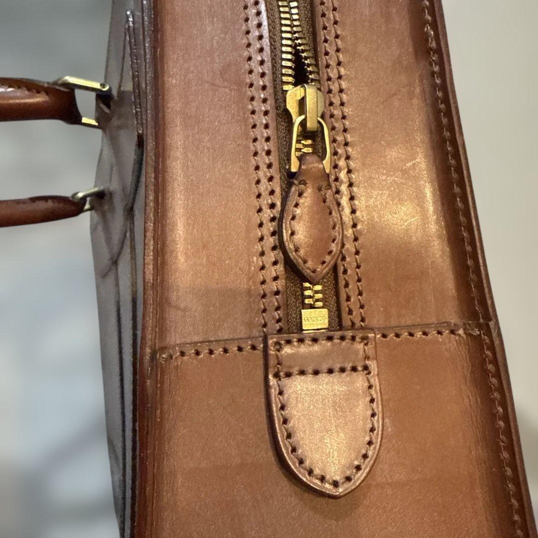 GANZO ガンゾ ブリーフケース ブライドルレザー ビジネスバッグ ロウ