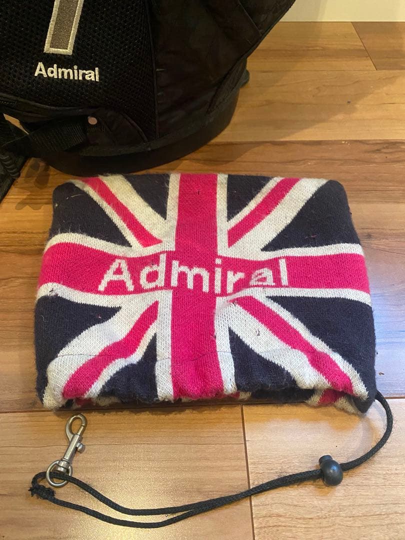 Admiral ✖️ GOLF NETWORK　キャディバッグ 黒