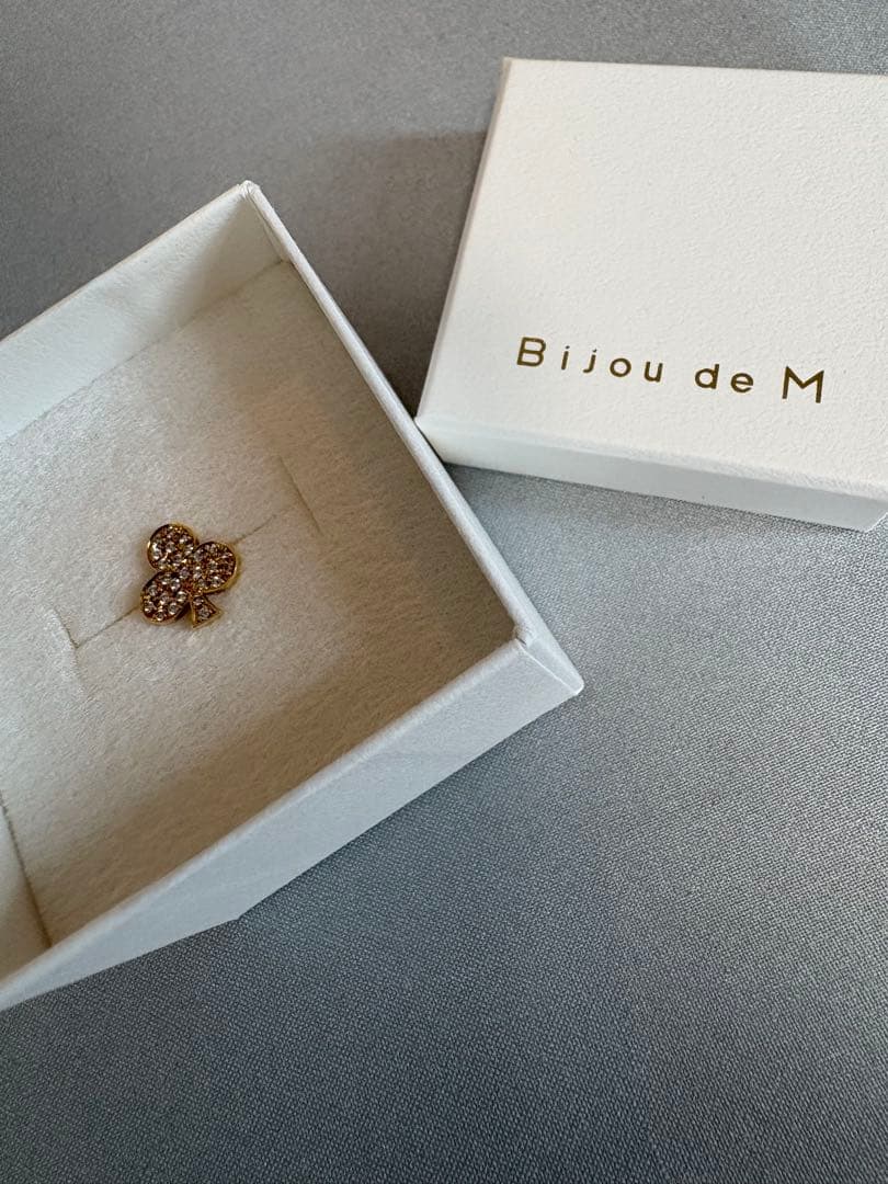 Bijou de M ビジュードエム　トランプピアス（クローバー）