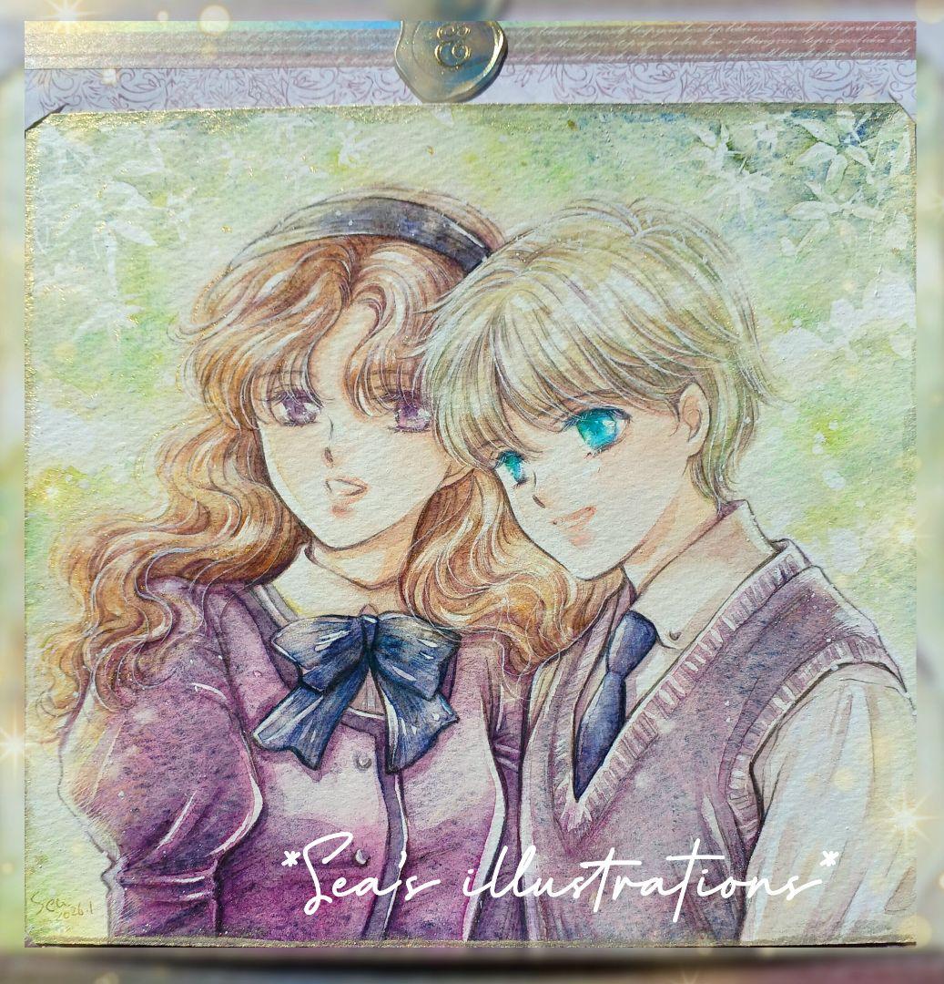 ◇春の便り◇手描きイラスト