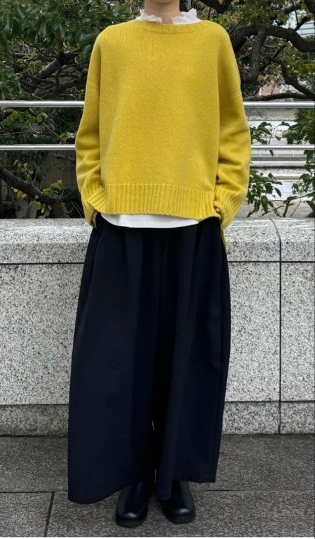 未使用 ロワズィール LOISIR ダブルクロスボトルシルエットパンツ