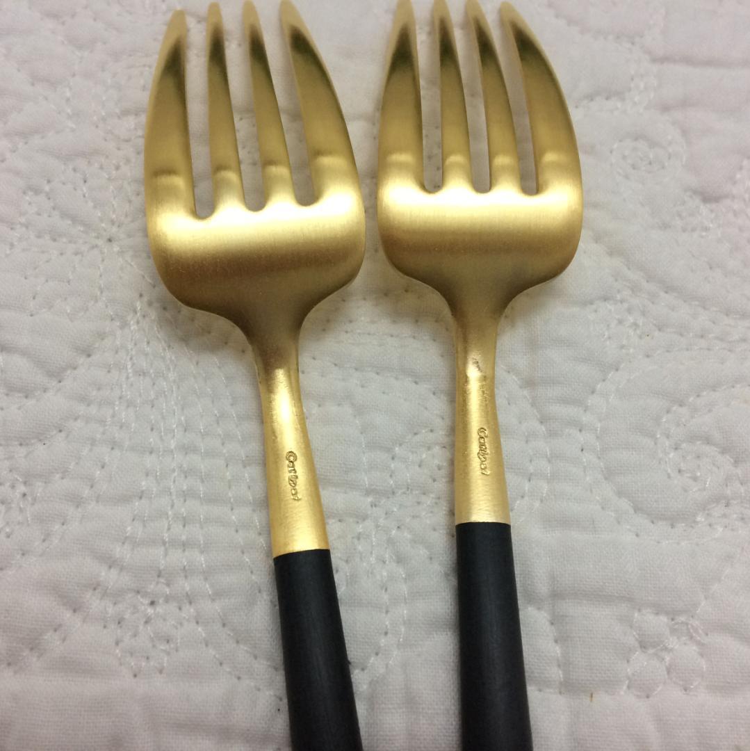 セール価格！　クチポール　ＧＯＡ　ブラック＆ゴールド　ディナー３種×各２　計６本