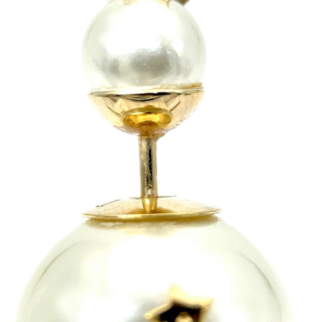 訳あり クリスチャンディオール フェイクパール スター トライバル ピアス GP