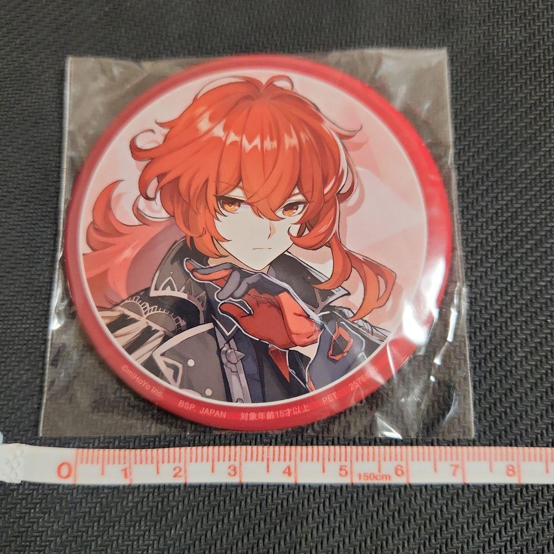 原神　ディルック　缶バッジ　プライズ　セガ　SEGA　ナムコ　限定　未開封