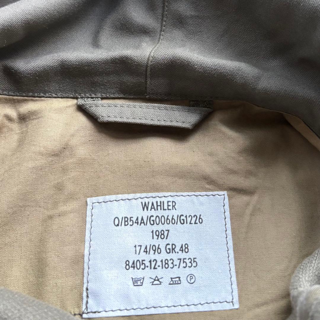 デッドストック80s【ドイツ軍・モッズコート・ミリタリーパーカー】ライナー付き