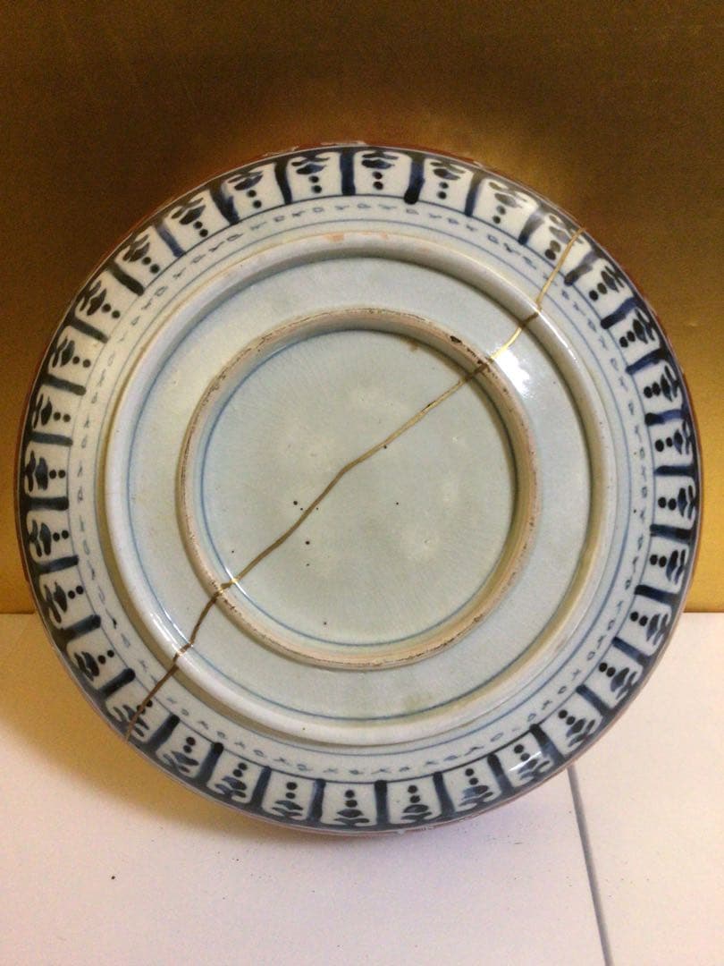 古九谷 三ツ鉢 木箱付き