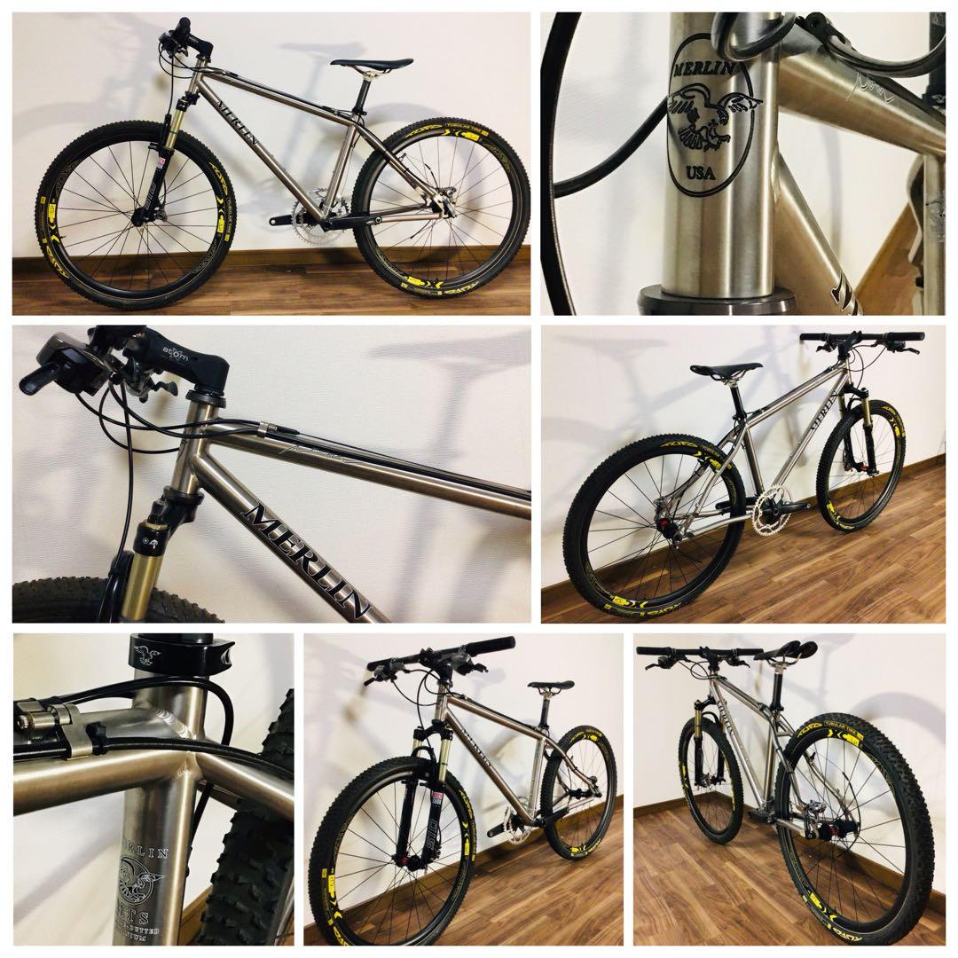 USA Merlin XLM チタンフレーム MTB MLサイズ 未組立て