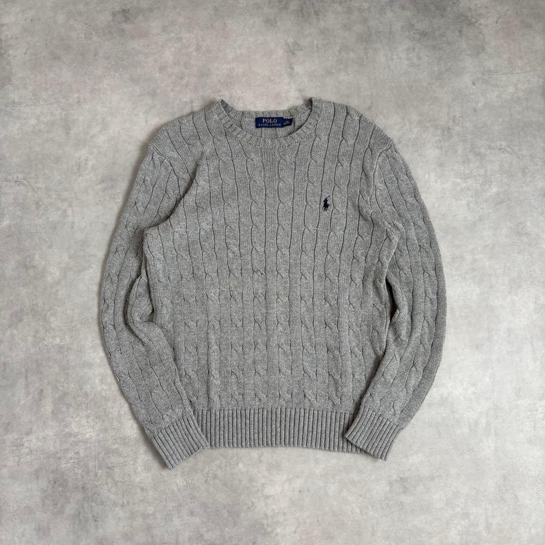 人気 Polo Ralph Lauren ケーブルニット セーター XS