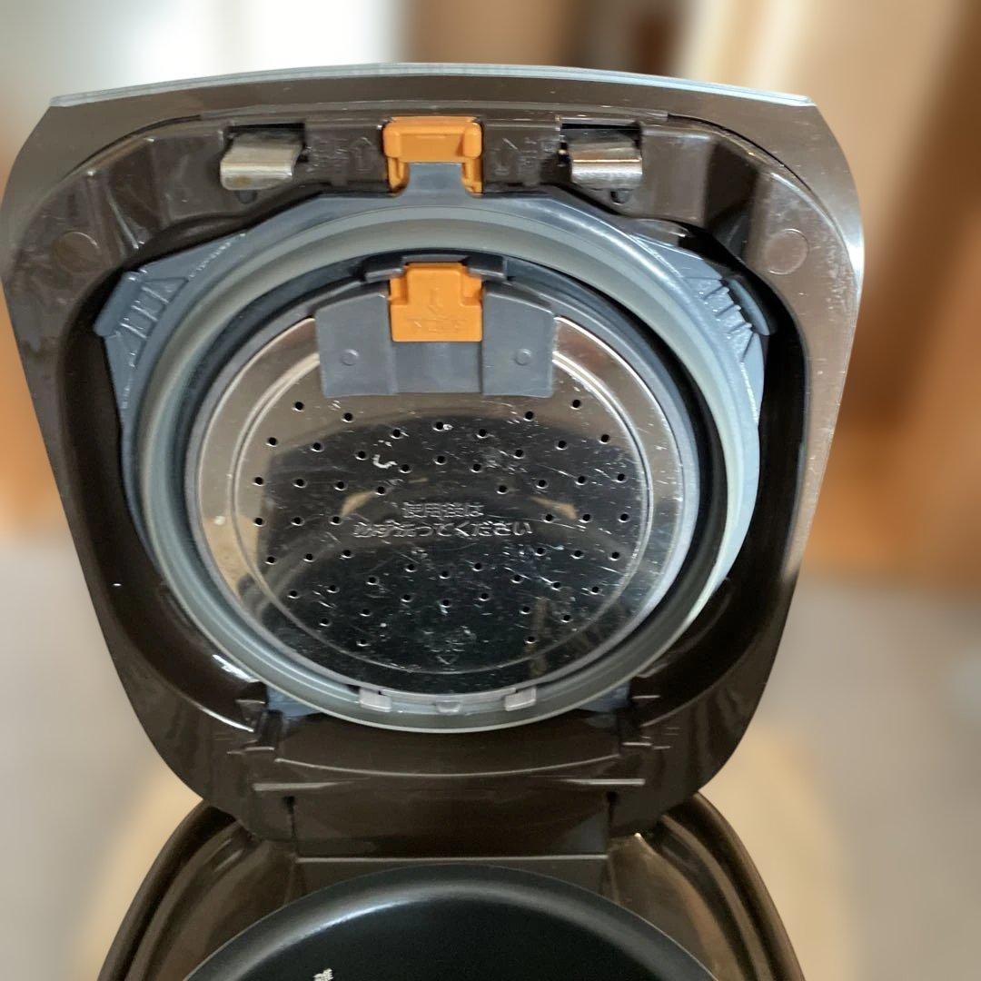 美品　象印炊飯器 5.5合 ブラウン NP-BH10-TA しゃもじ付