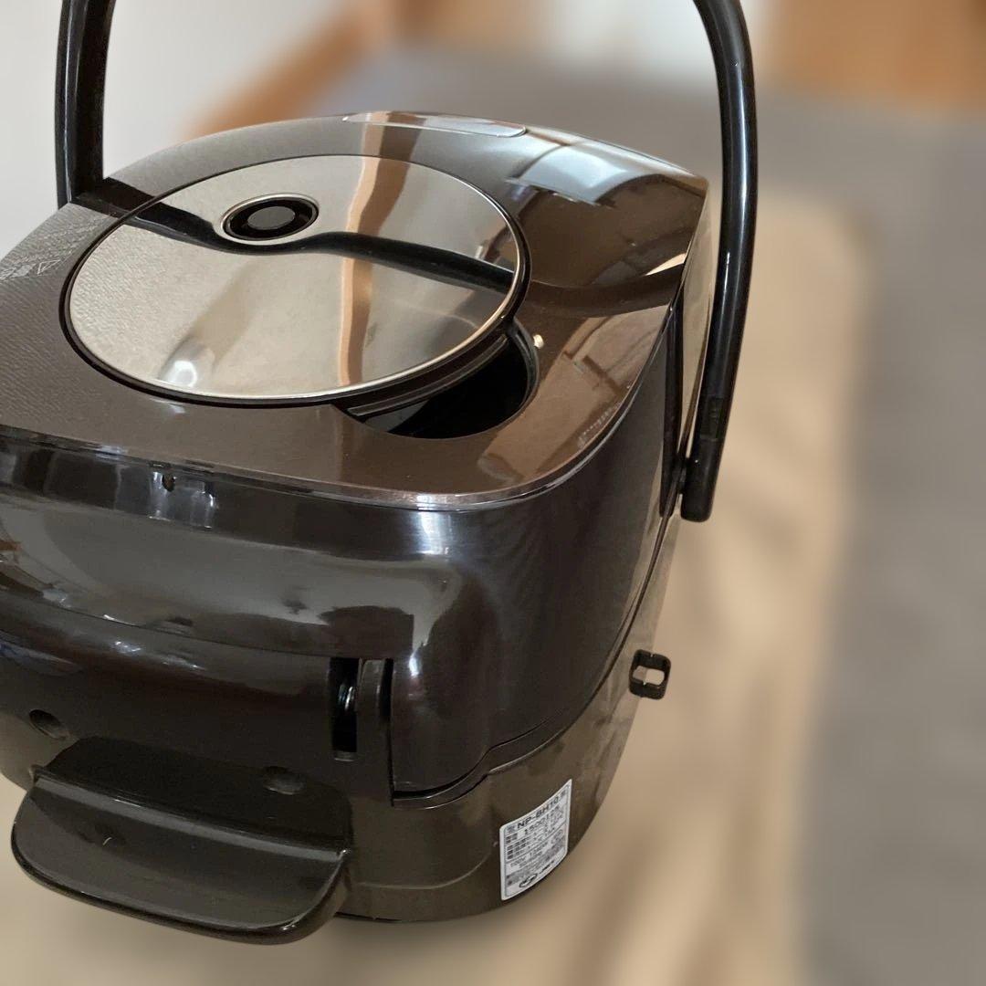 美品　象印炊飯器 5.5合 ブラウン NP-BH10-TA しゃもじ付