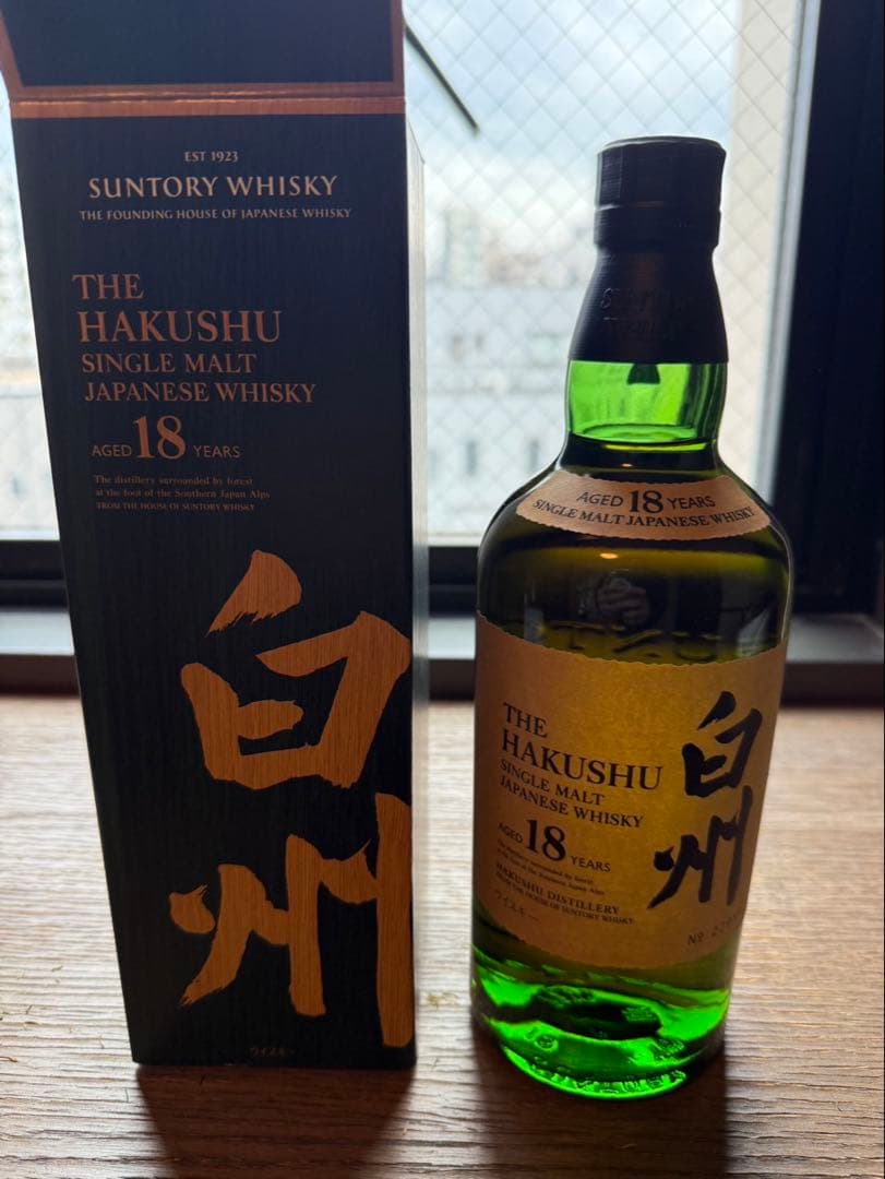 白州18年 シングルモルトウィスキー 700ml
