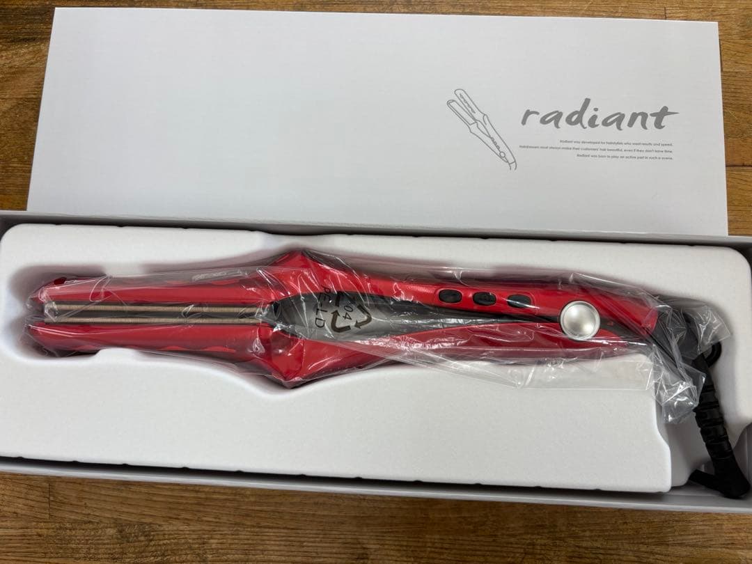 ラディアント ストレートヘアアイロン レッド