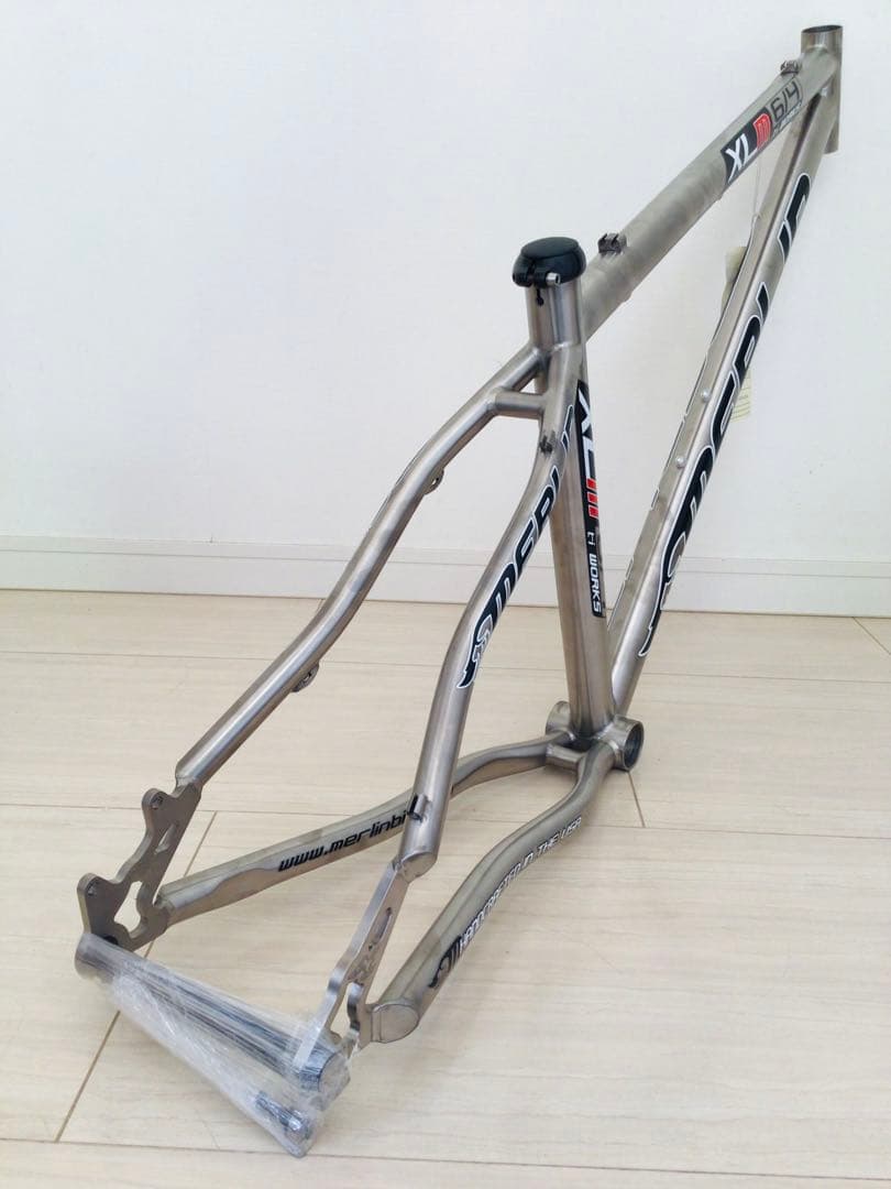 Merlin XLM 6/4 チタン WORKS MTB フレーム 最小S 新品