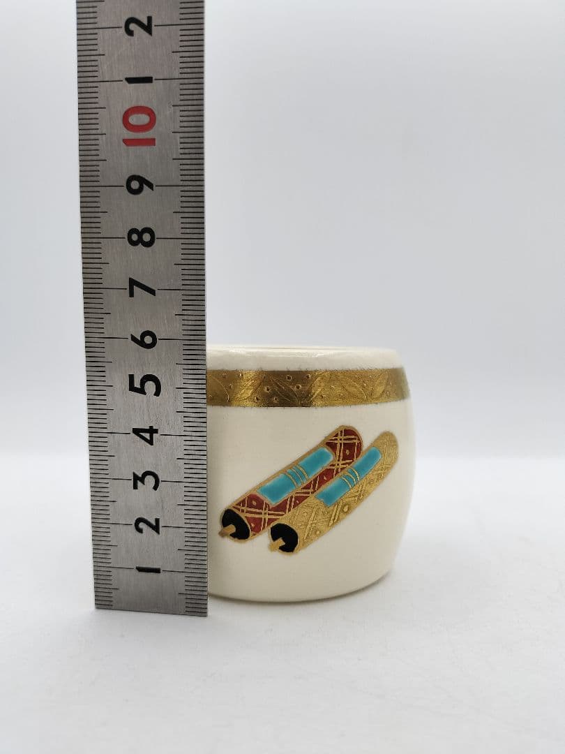 b769 皆具 仁清写宝づくし文 橋本永豊 木箱 茶道具 古物