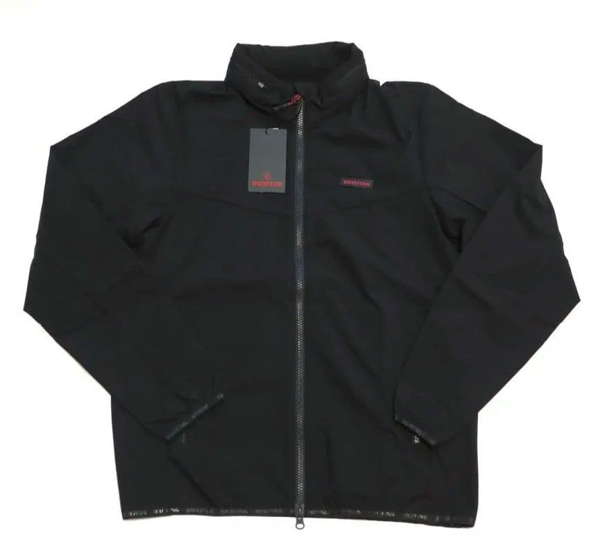 Ⓜブリーフィングゴルフ BRIEFING GOLF ウィンドブルゾン ブラック
