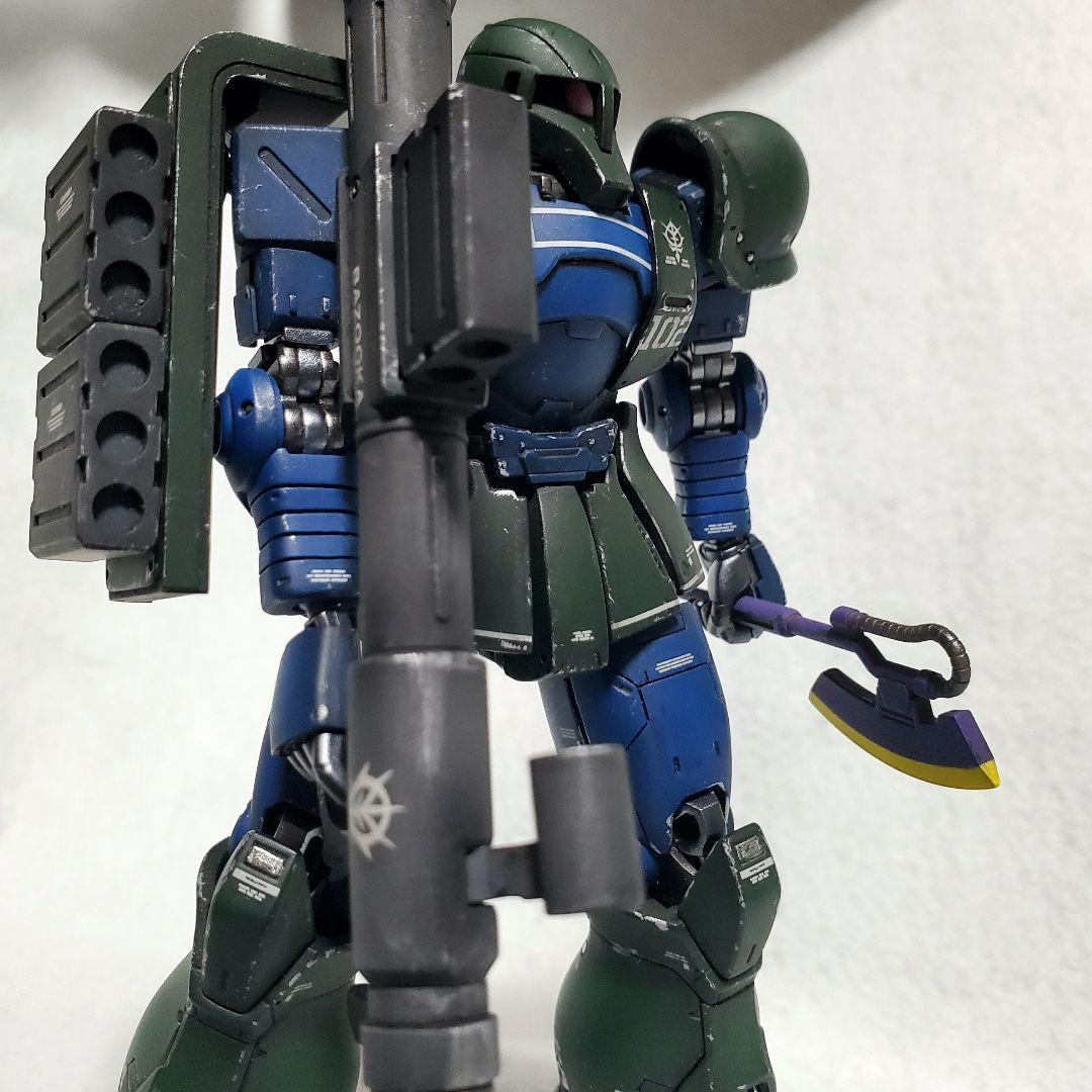 全塗装 完成品 ＨＧ 1/144 ザクI デニム／スレンダー2機セット