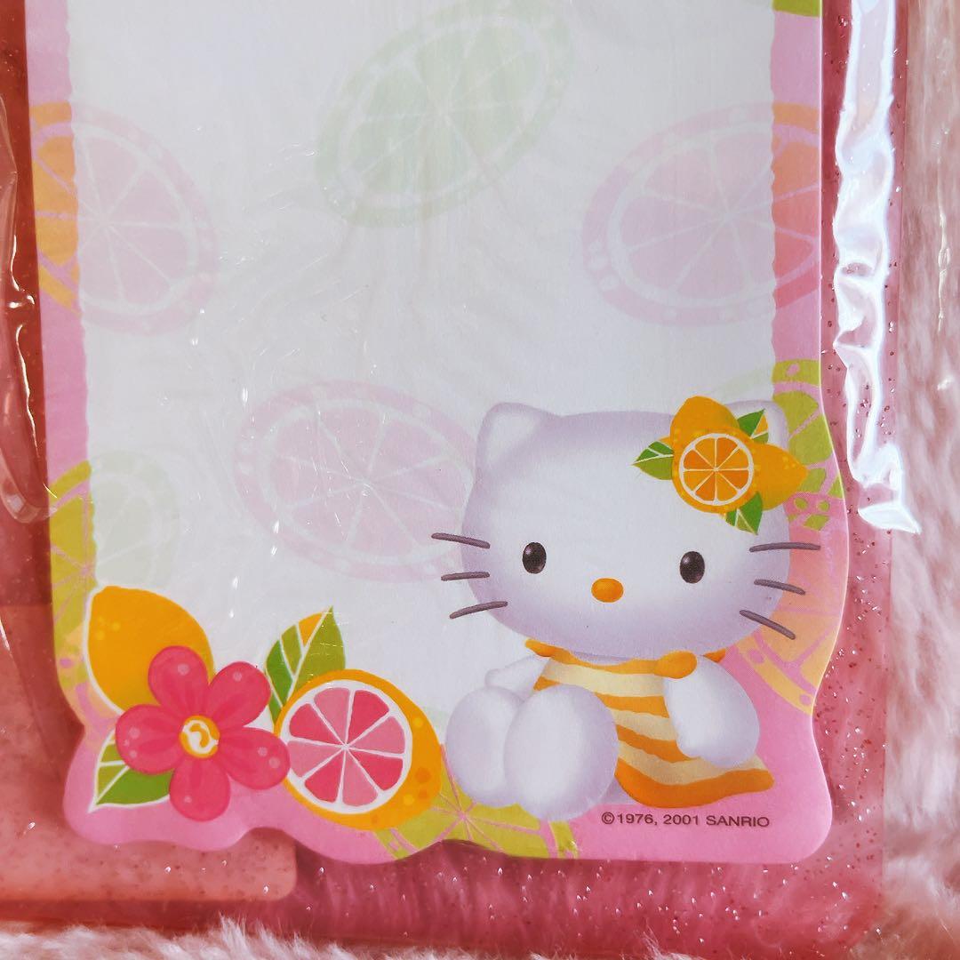 希少レア　ハローキティ　USA フルーツ　レターセット　メモ　2001 サンリオ