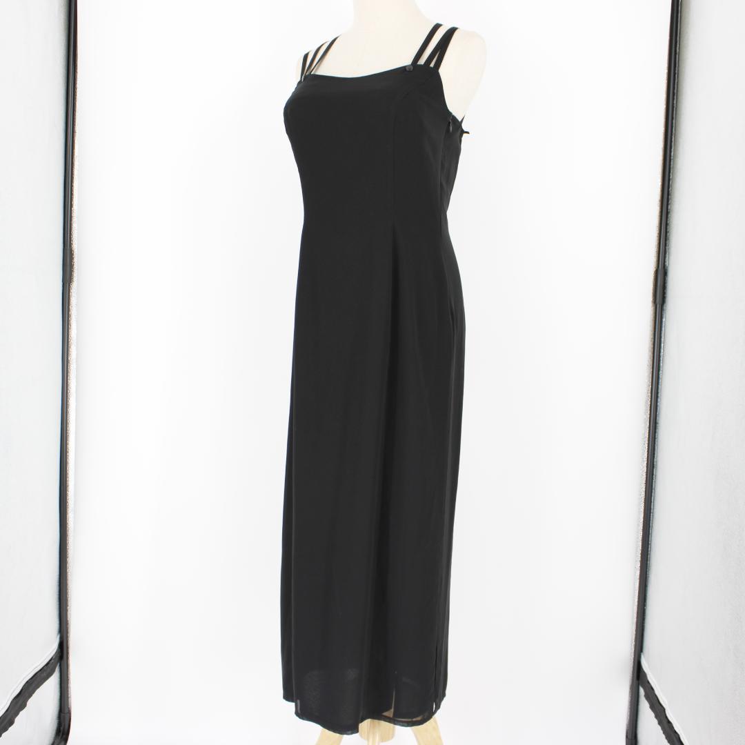 【新品未使用 社交ダンス用衣装 パーティドレス等にも】サン・ヨシムラ ブラック