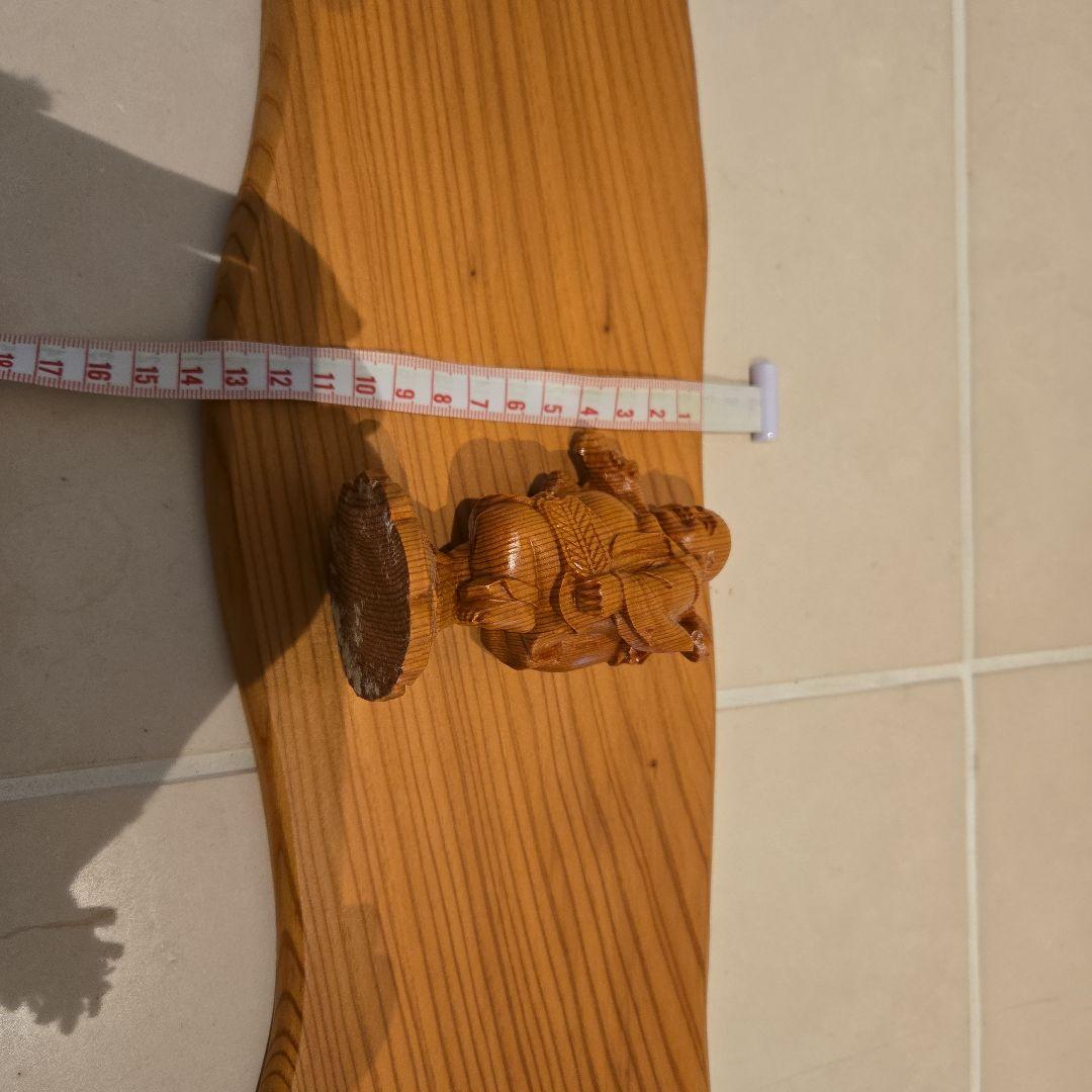 値下げします！屋久杉木彫り　吉祥 開運七福神