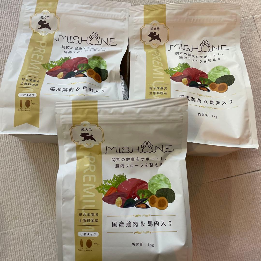 MISHONE ドッグフード 鶏肉・馬肉 1kg