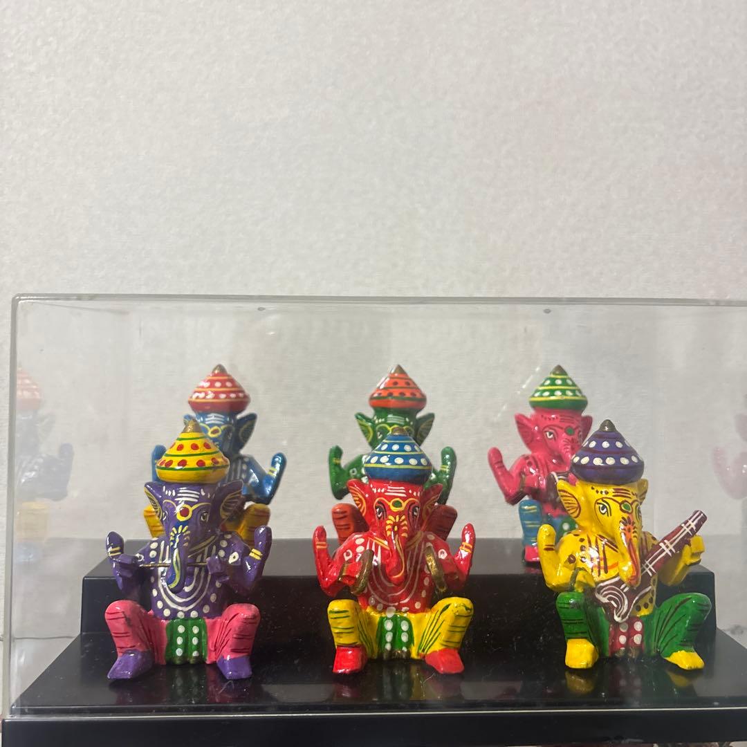 インド製 神様17体セット 開運 祈りの置物 スピリチュアル 守護神 ケース付き