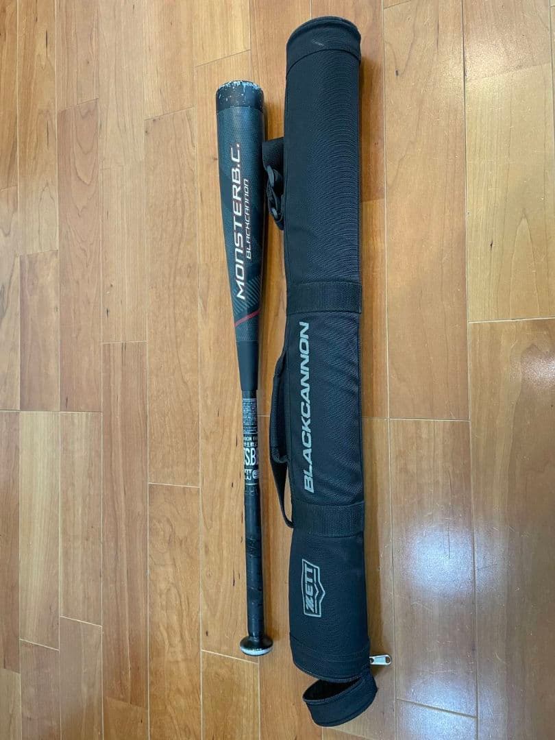 ZETT MONSTERB.C. 軟式バットBLACKCANNON 80cm
