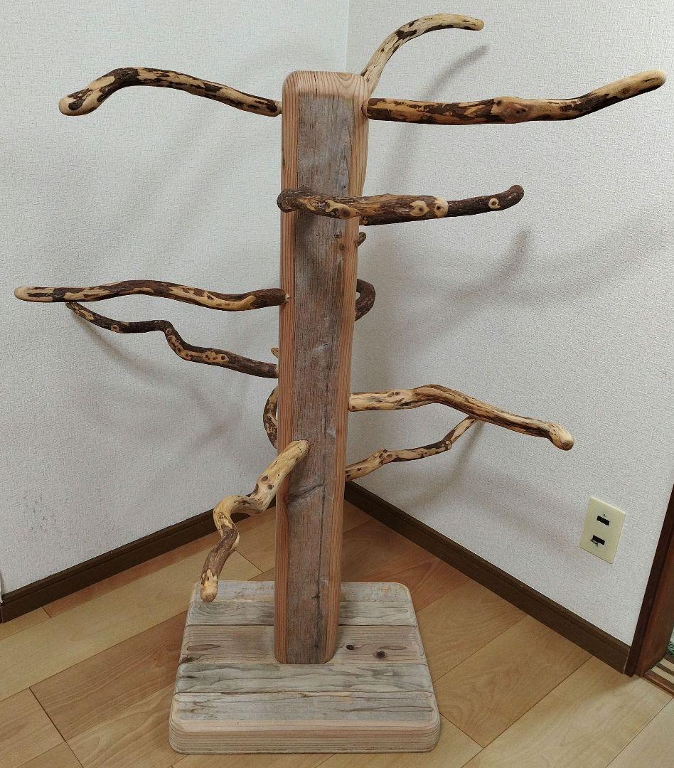 【大型鳥用】くねくね螺旋状♬どっしりバードスタンド