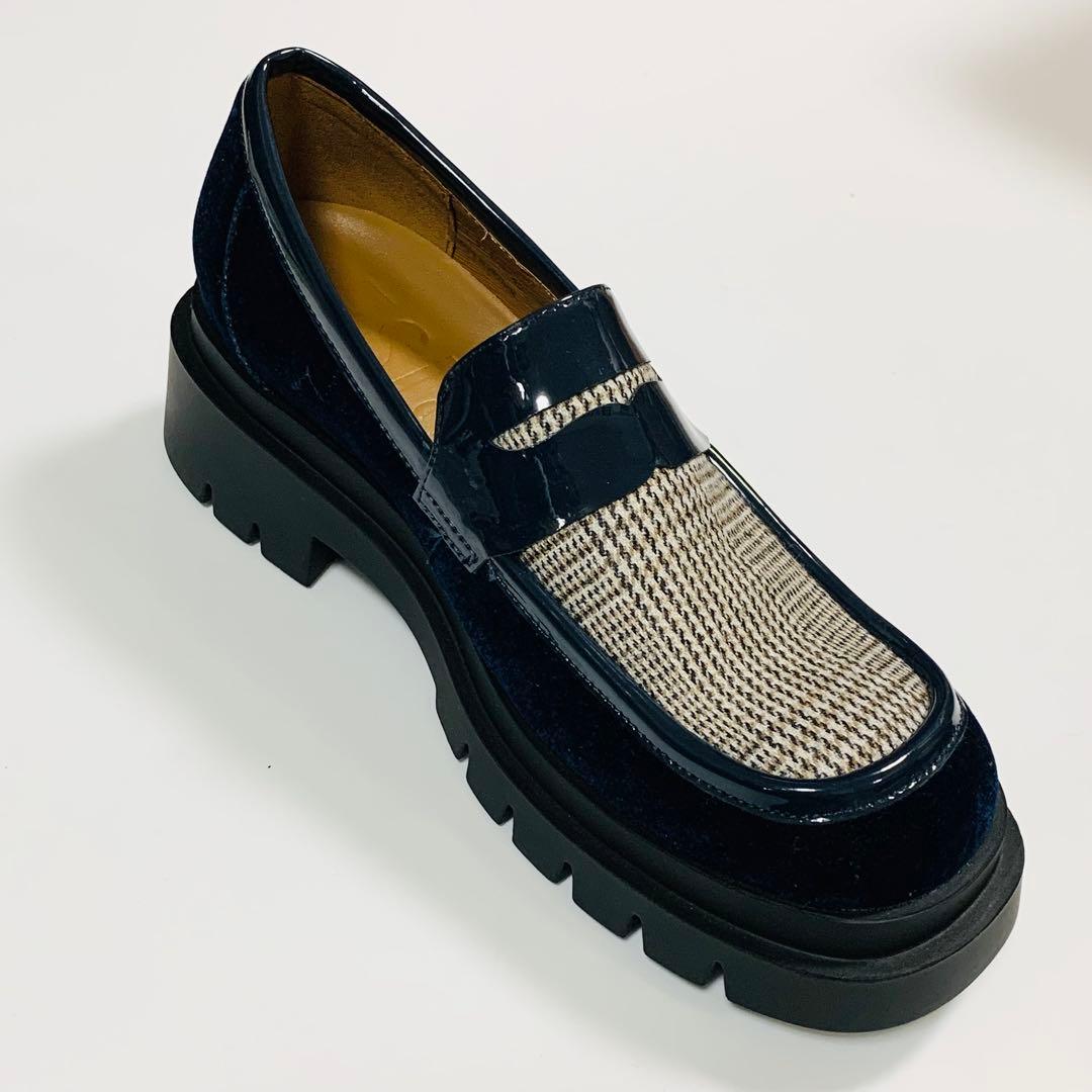 〈新品〉ル タロン（Le Talon）GRISEタンクソールローファー