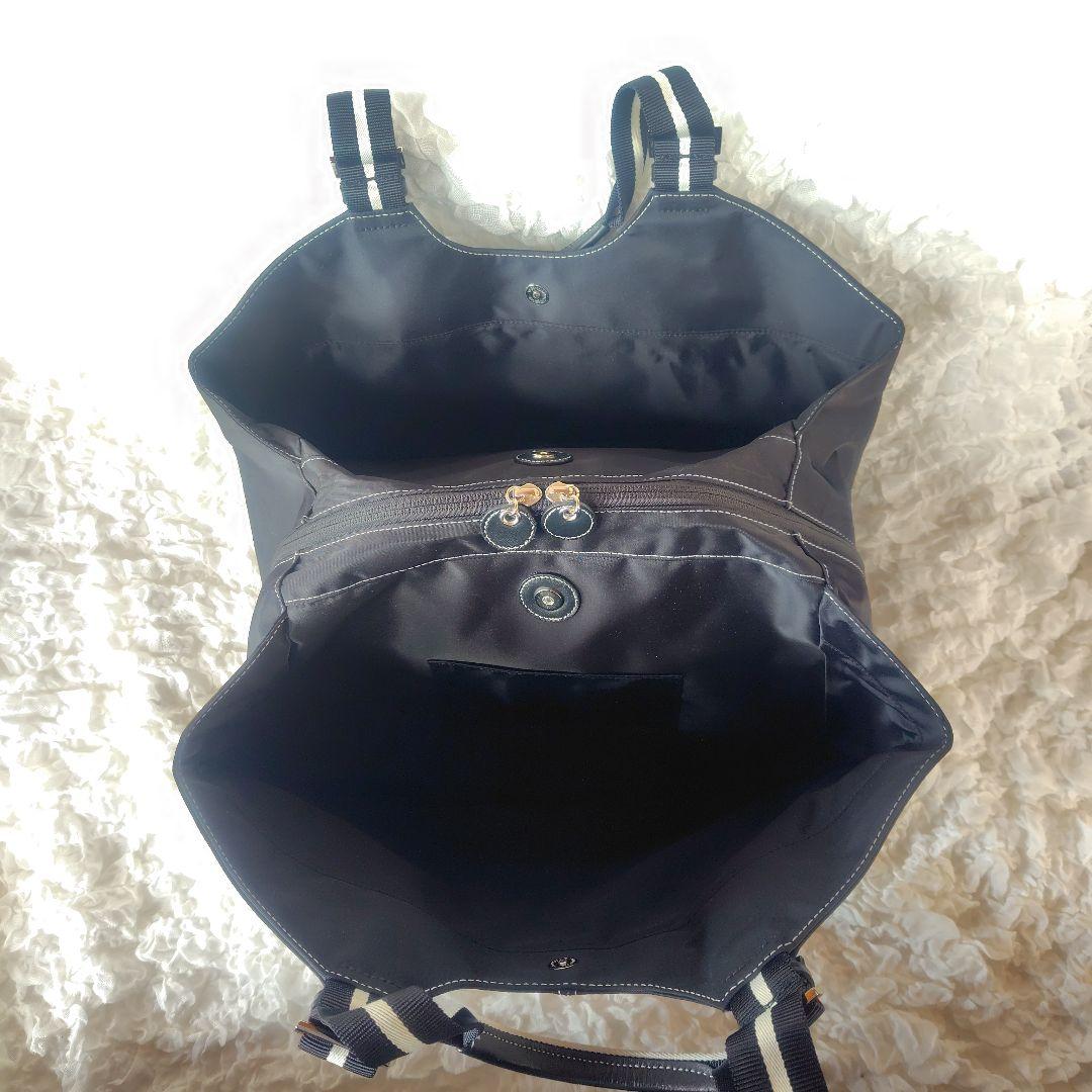 美品　アニエスベー　ハンドバッグ　大きめ　A4収納可　ナイロンバッグ